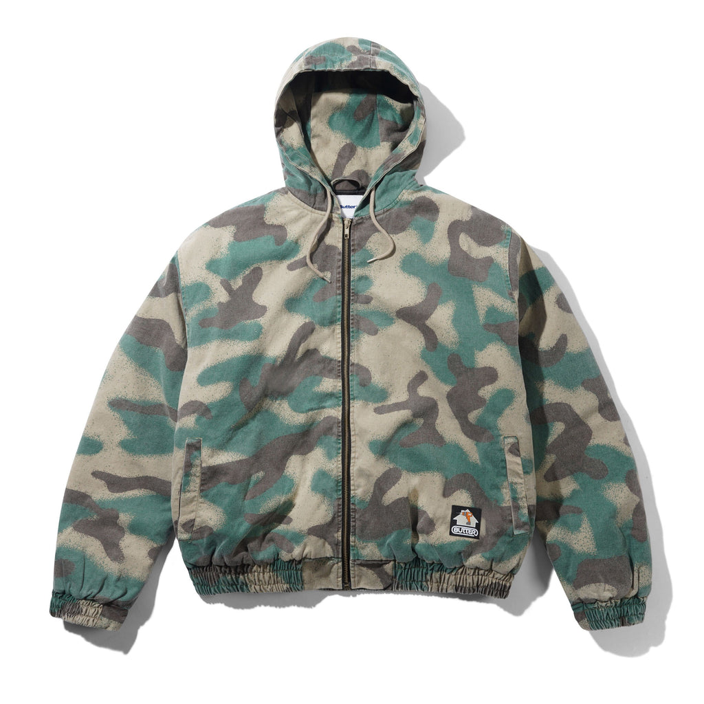 Insulated Work Jacket Spray Camo