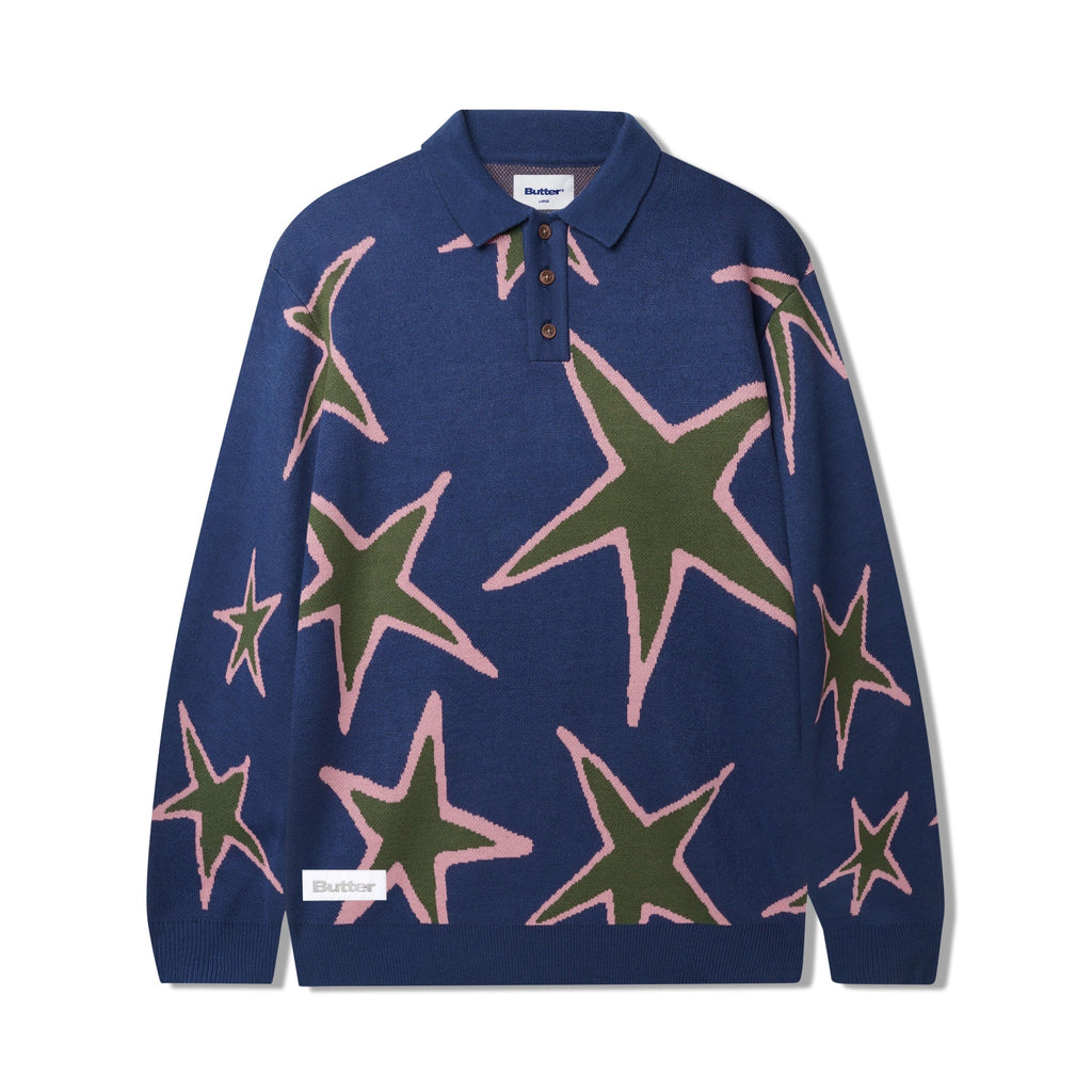 Star Polo Knit Sweater