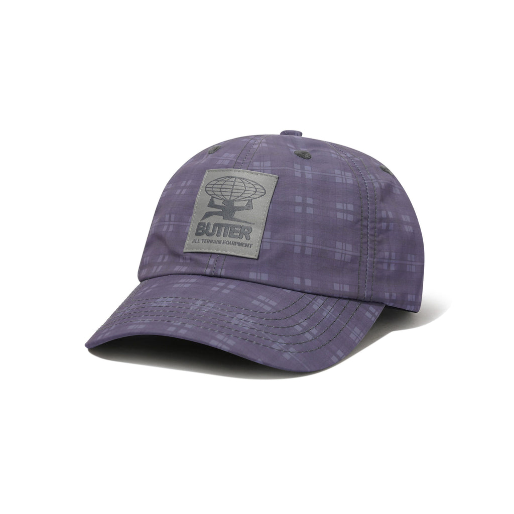 Plaid Terrain 6 Panel Cap Slate