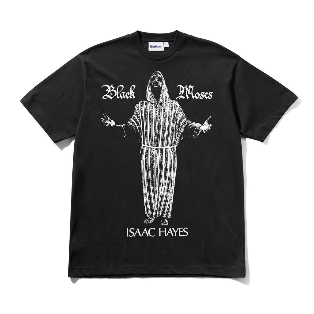 Black Moses Tee Washed Black