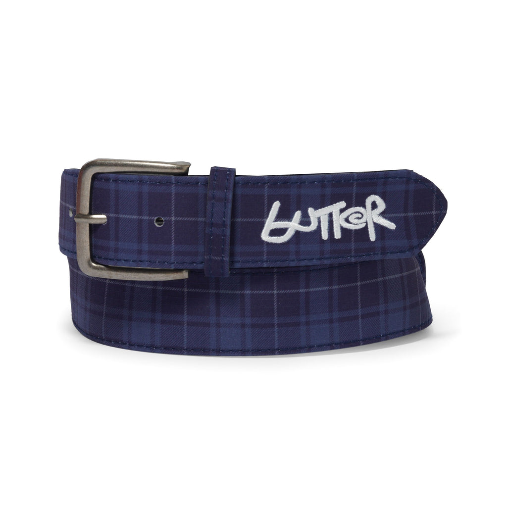 Plaid Belt Navy