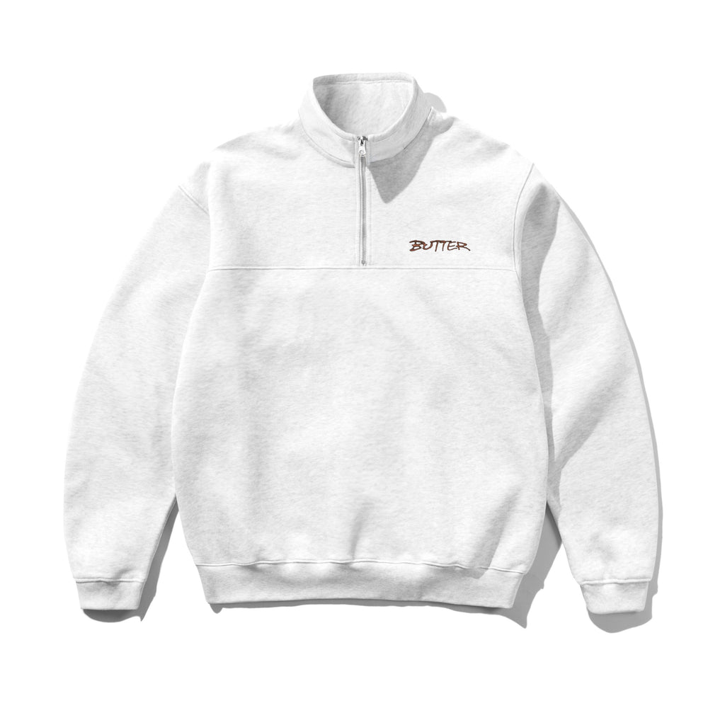 Panel 1_4 Zip Sweater Ash