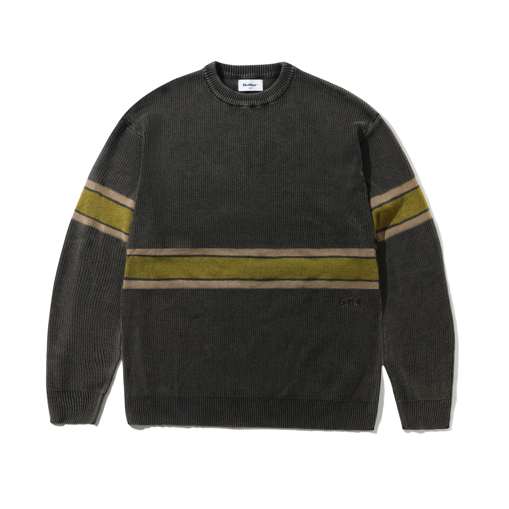 Break Knit Sweater Washed Black