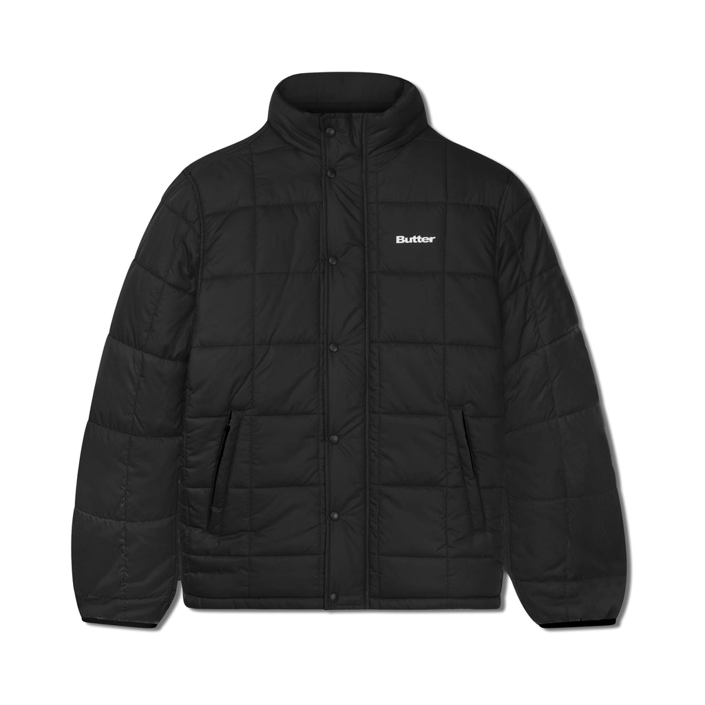 Hooded Puffer Jacket, Black – Butter Goods