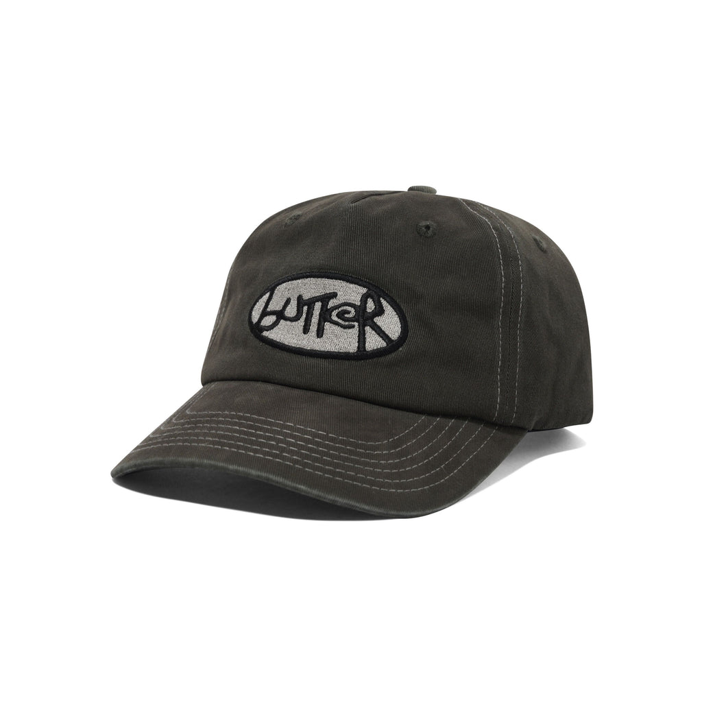 Abseil 5 Panel Cap Washed Charcoal