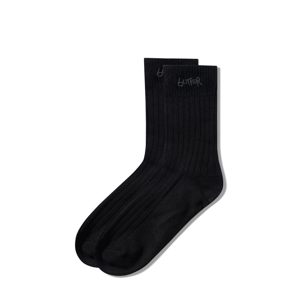 Mid-Cut Socks Black