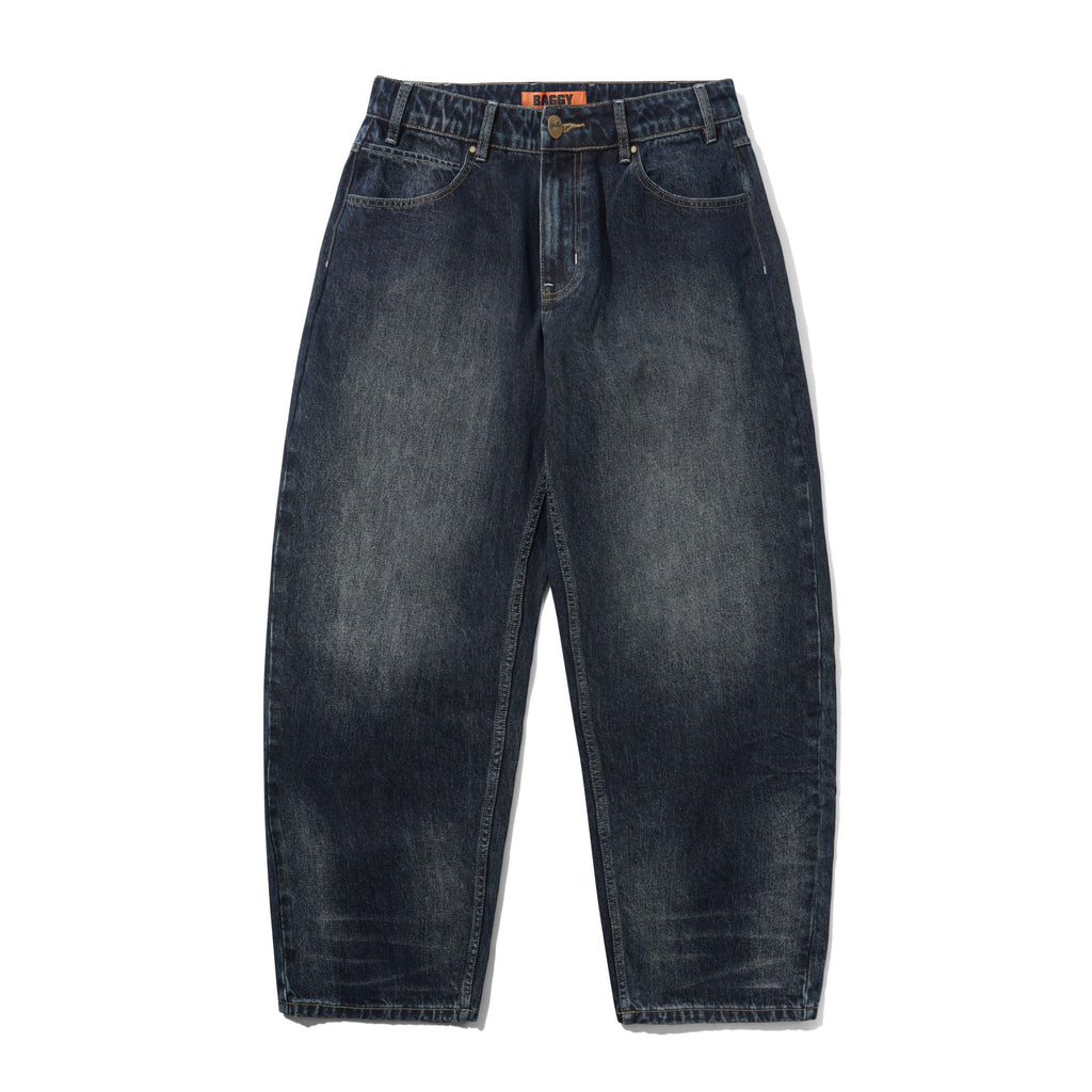 Solar Fade Denim Jeans Blue Tint Ripple