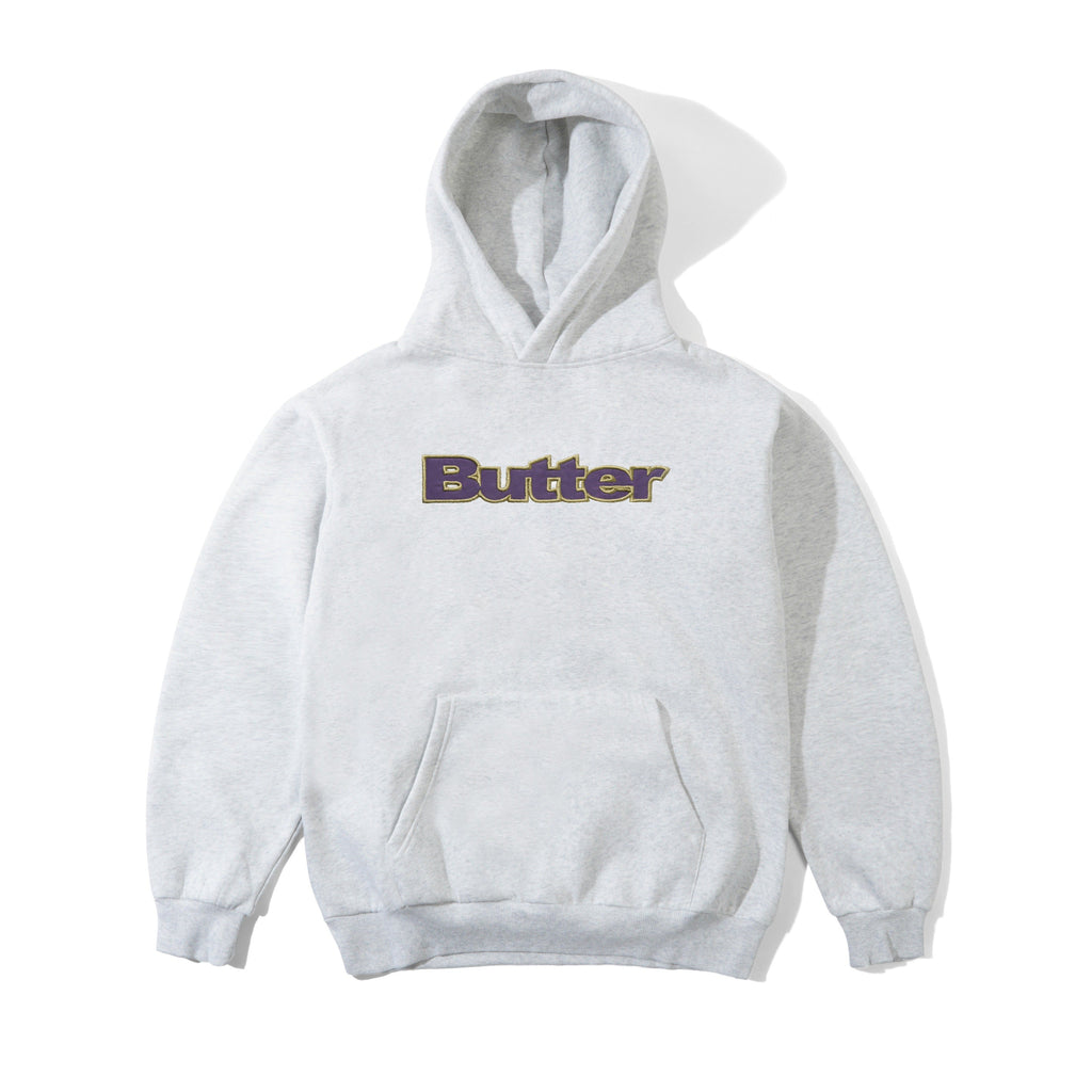 Satin Applique Pullover Ash
