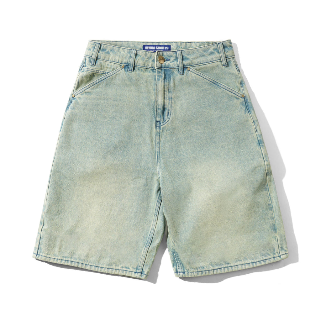 Trim Denim Shorts