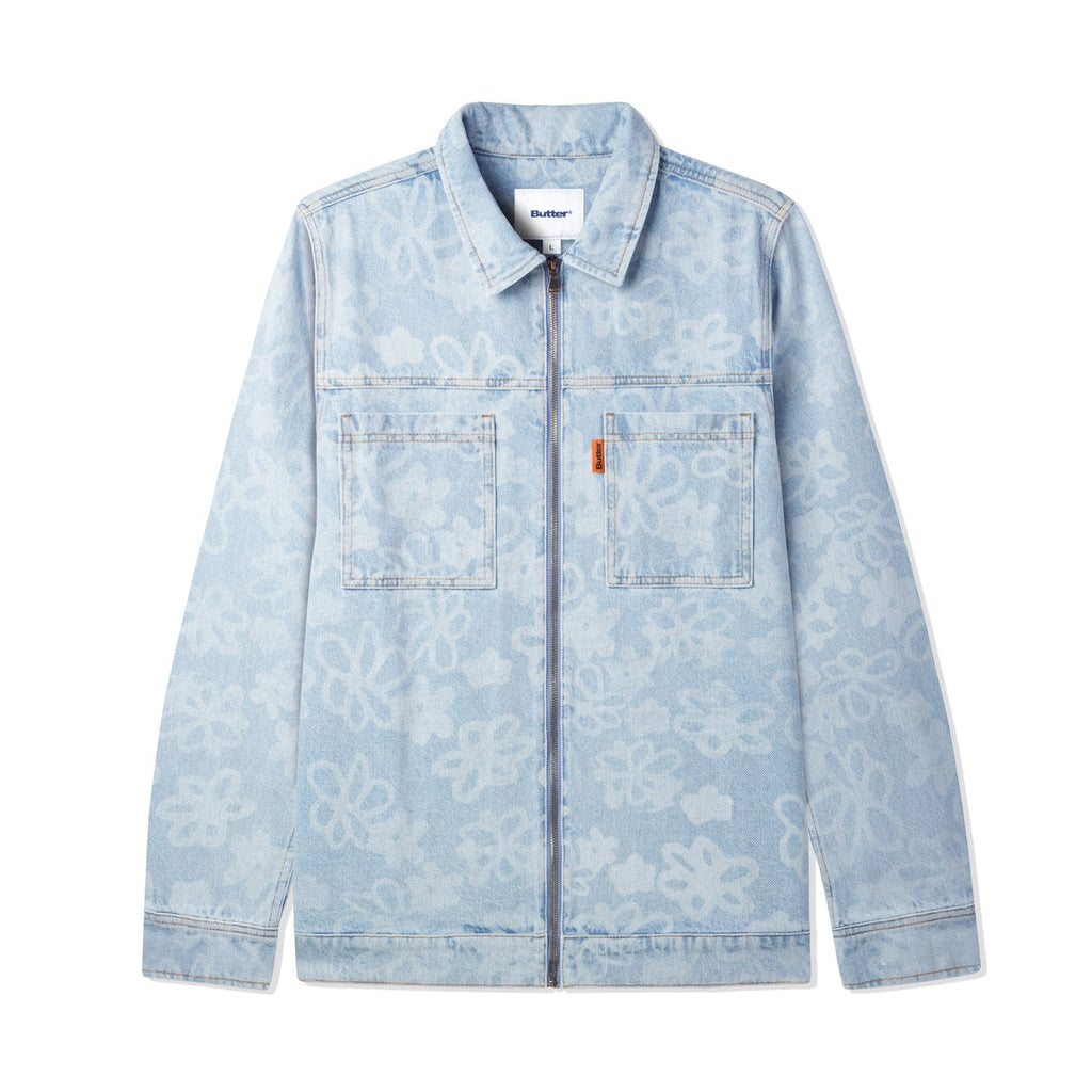 Flowers Denim Jacket Butter Goods