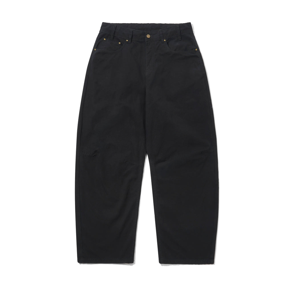 Wide Cut Ripstop Pants Black