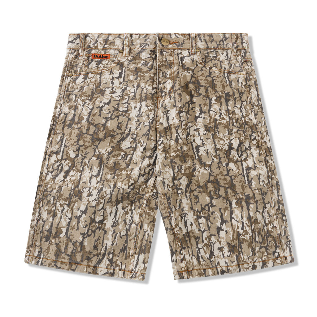 Bark Camo Denim Shorts