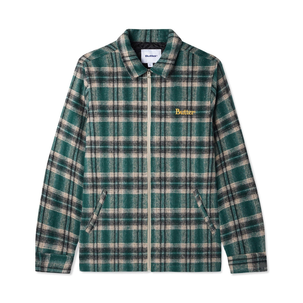 Insulated Plaid Zip Thru Jacket – Butter Goods