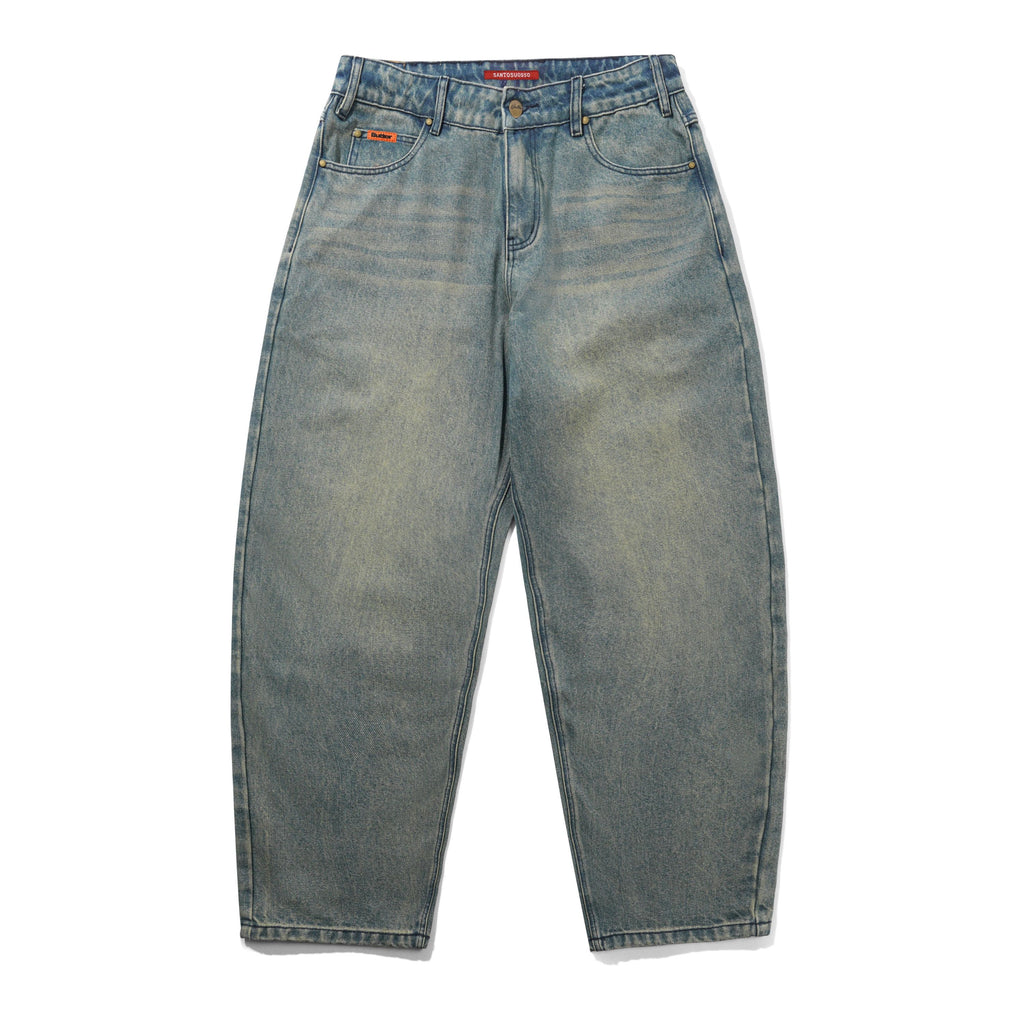 Santosuosso Denim Jeans Distressed Mid Blue