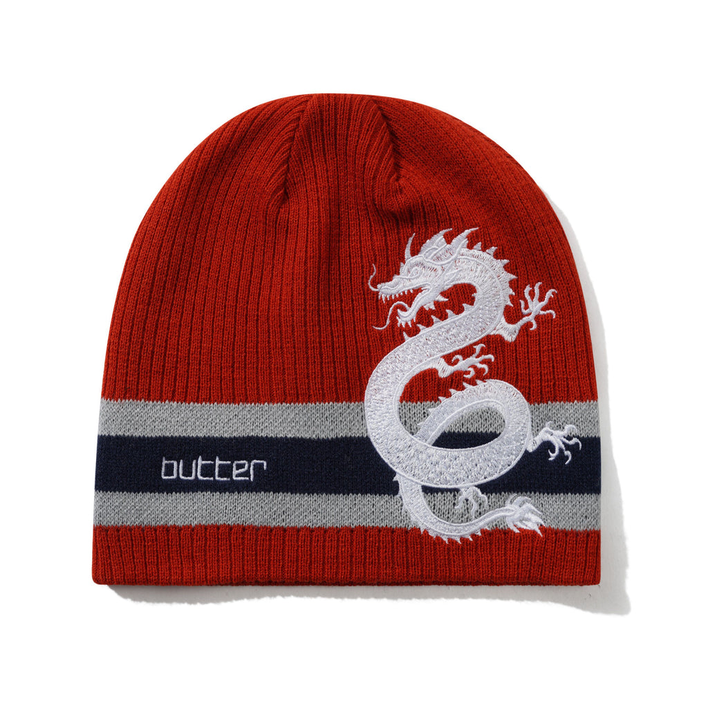 Dragon Skully Beanie Red