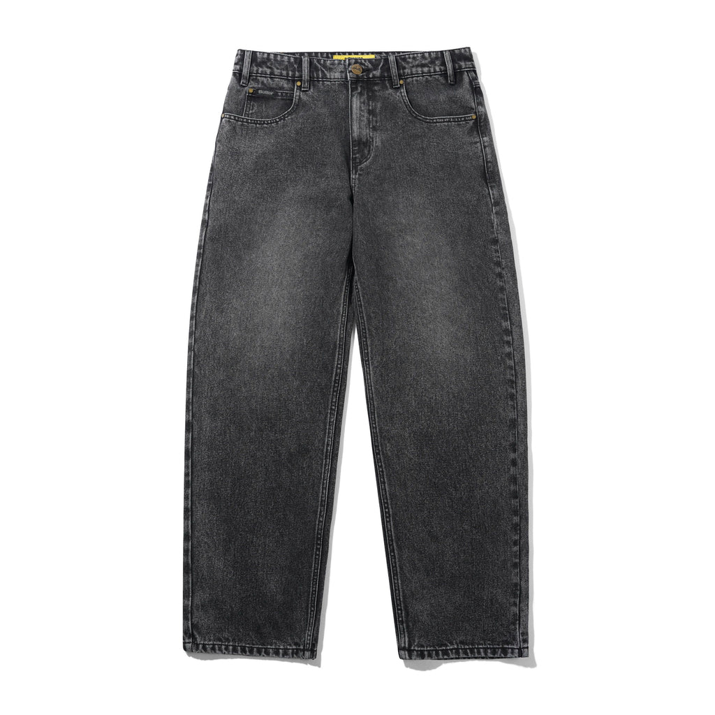 Relaxed Denim Jeans Streaky Black