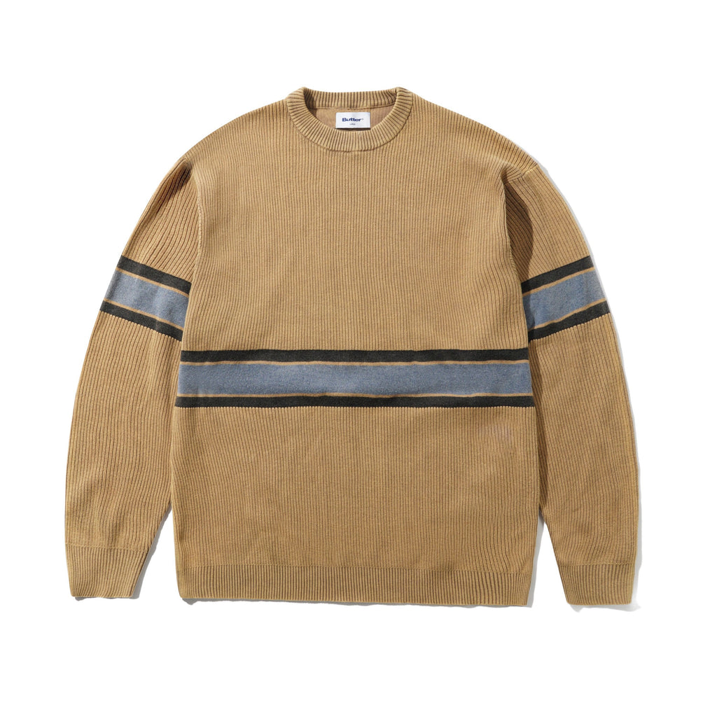 Break Knit Sweater Washed Tan