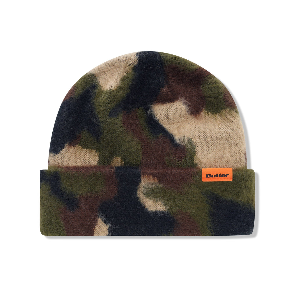 Mohair Camo Cuff Beanie