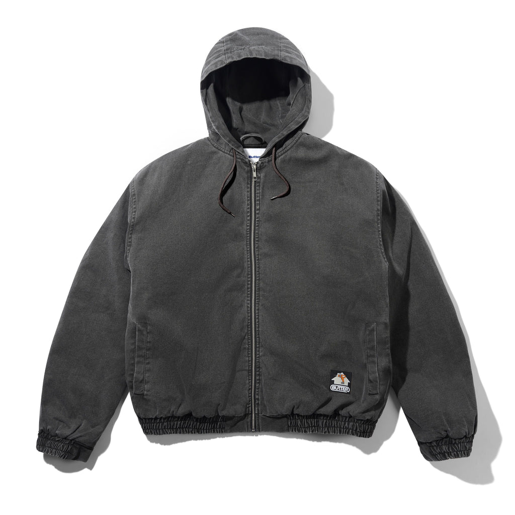 Insulated Work Jacket Washed Black