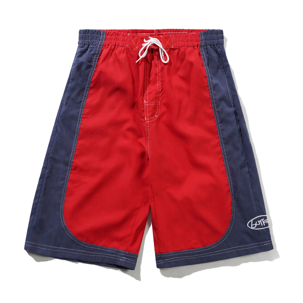 Point Boardshorts Red Navy