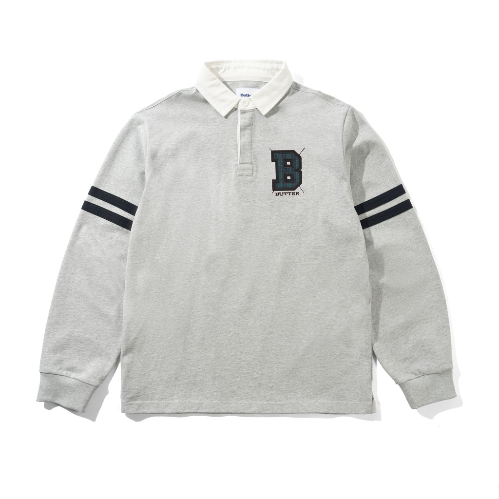 Applique Rugby Polo Heather
