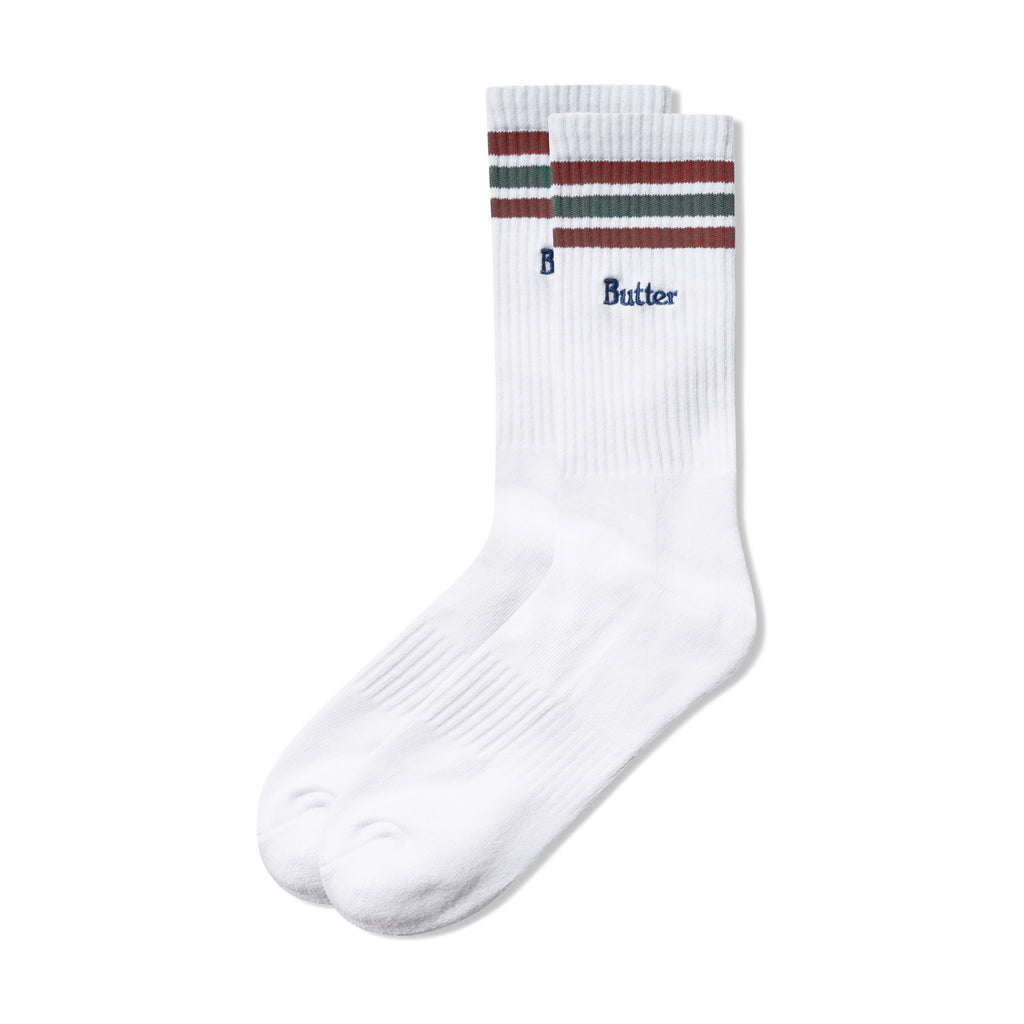 Stripe Socks White