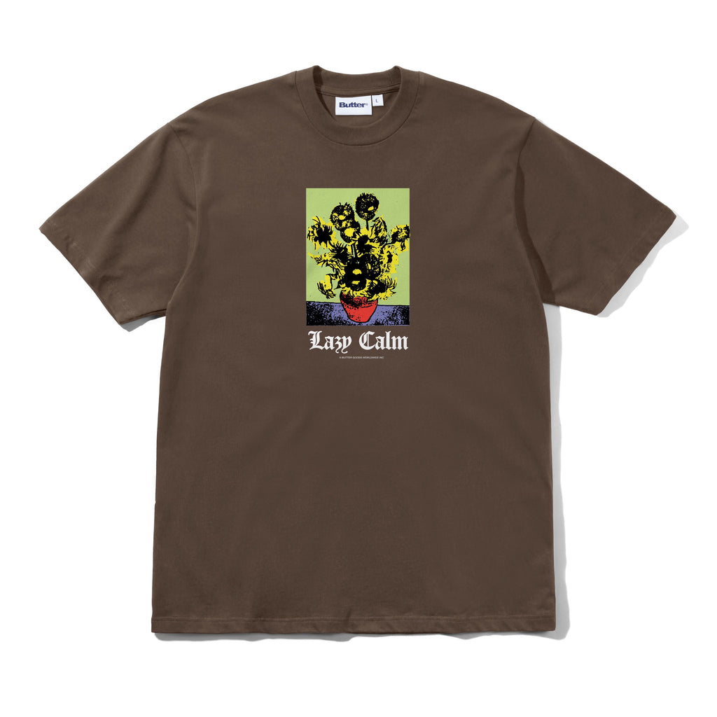 Lazy Calm Tee Brown
