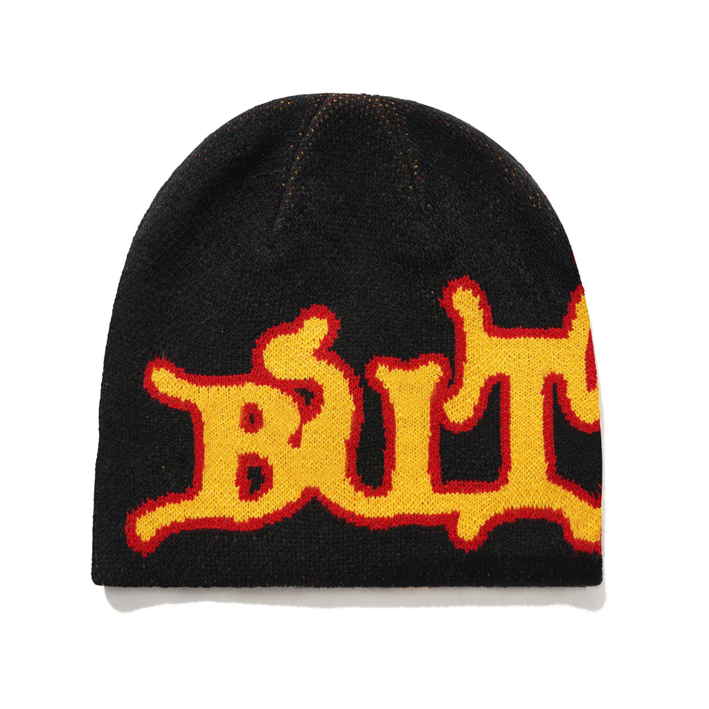 Serif Skully Beanie Black
