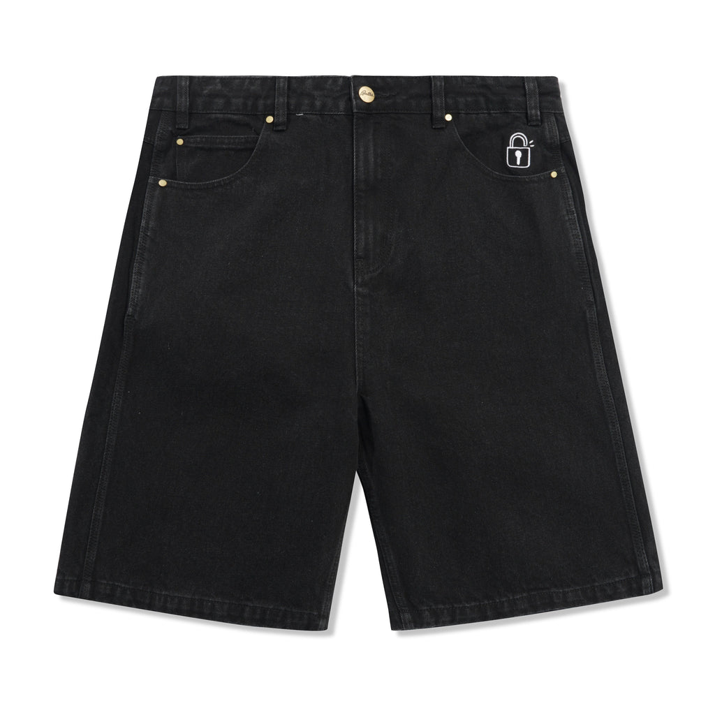 Lock Denim Shorts