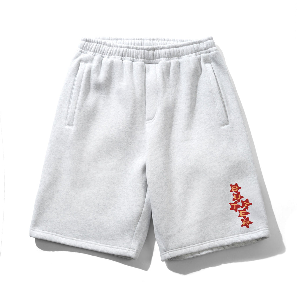 Stars Fleece Shorts Ash