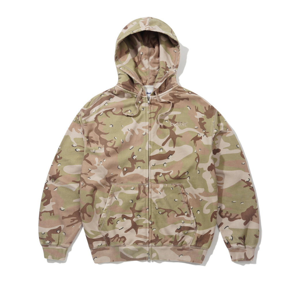 Alpine Zip Thru Hood Desert Camo