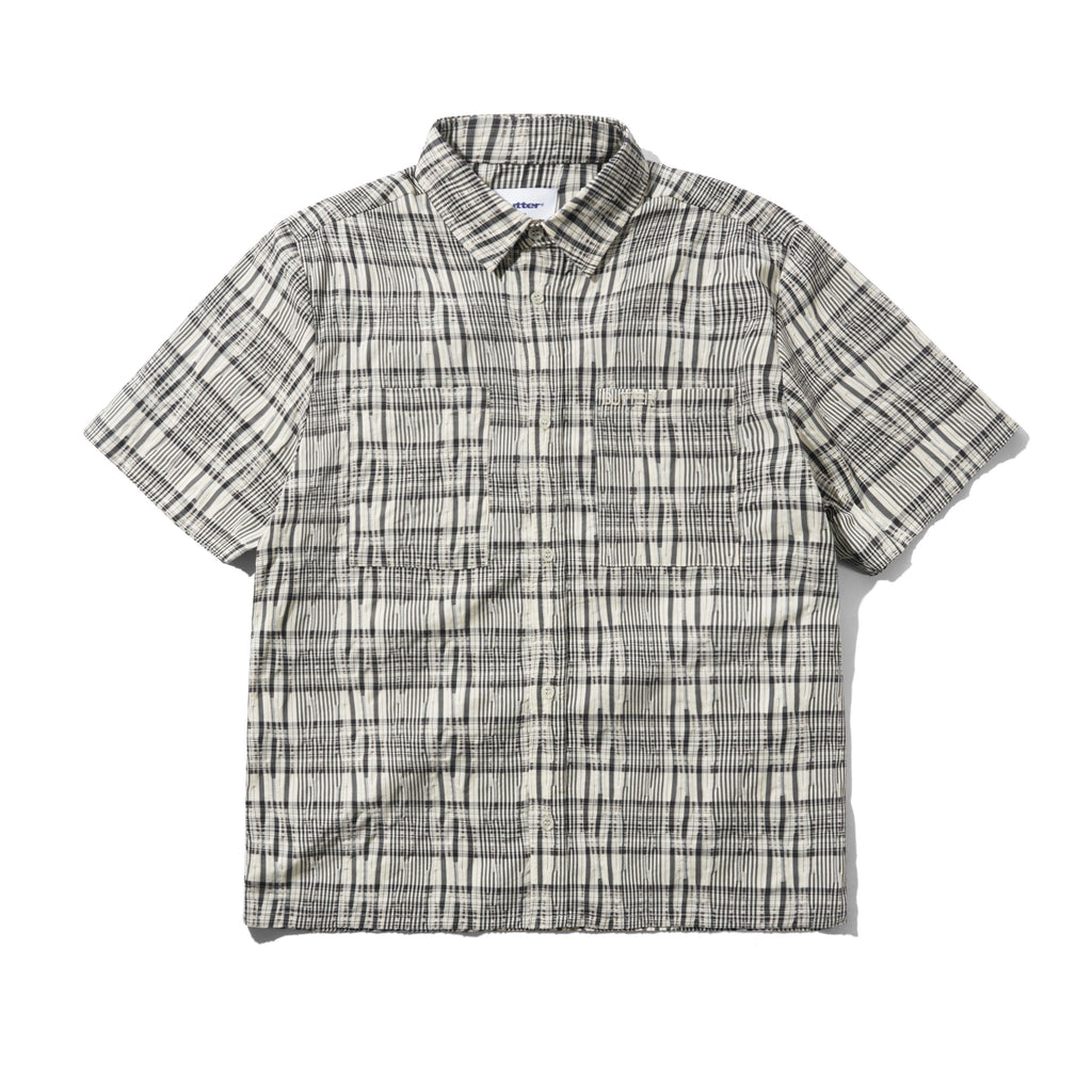 Spring S_S Shirt Black_Cream
