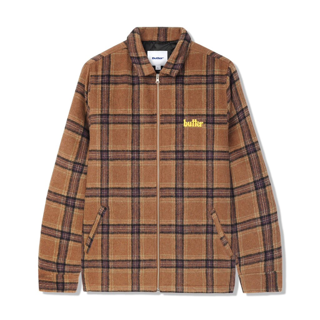 Plaid Flannel Insulated Overshirt