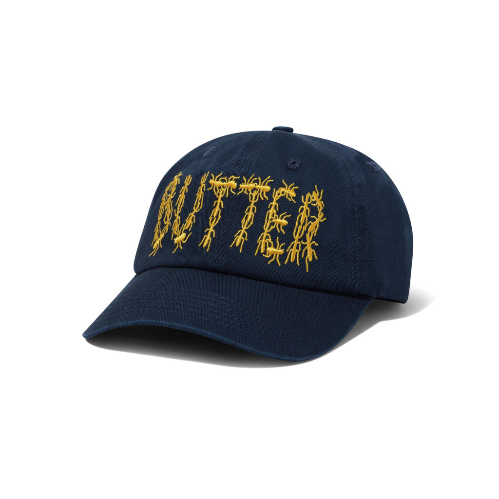 Ants 6 Panel Cap Washed Navy