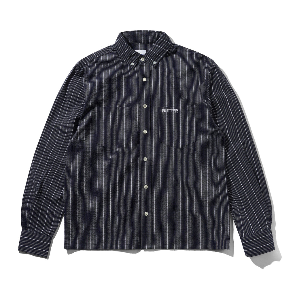 Seersucker Shirt Navy