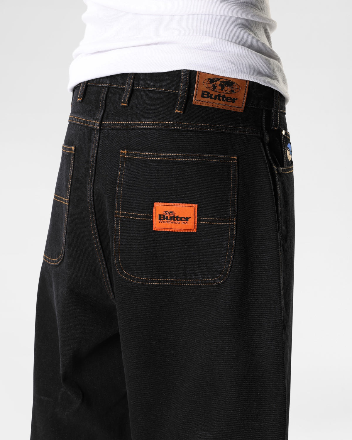 Santosuosso Denim Jeans, Washed Black – Butter Goods