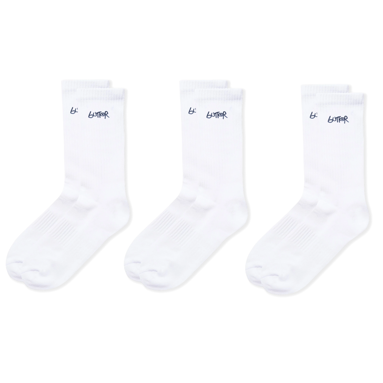 3-Pack Basic Socks, White