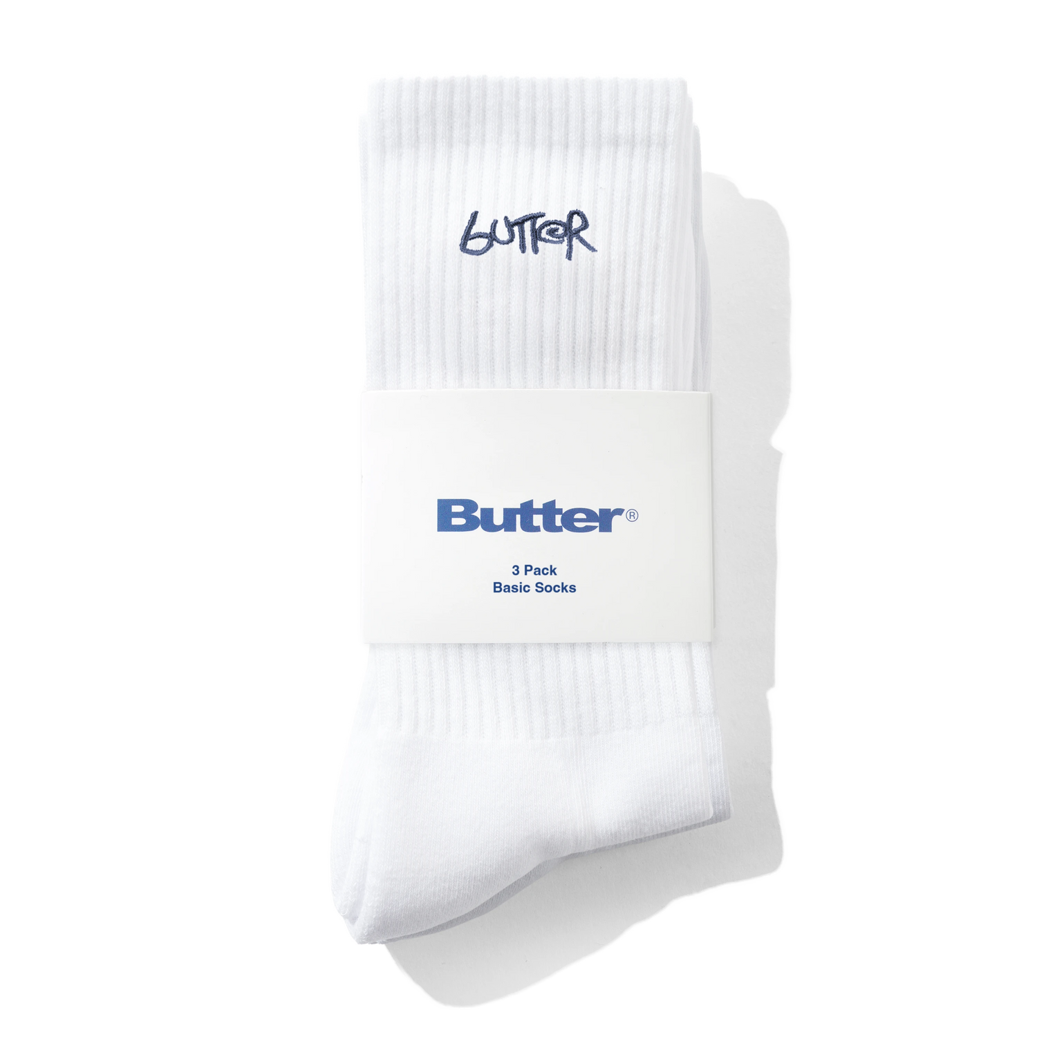 3-Pack Basic Socks, White