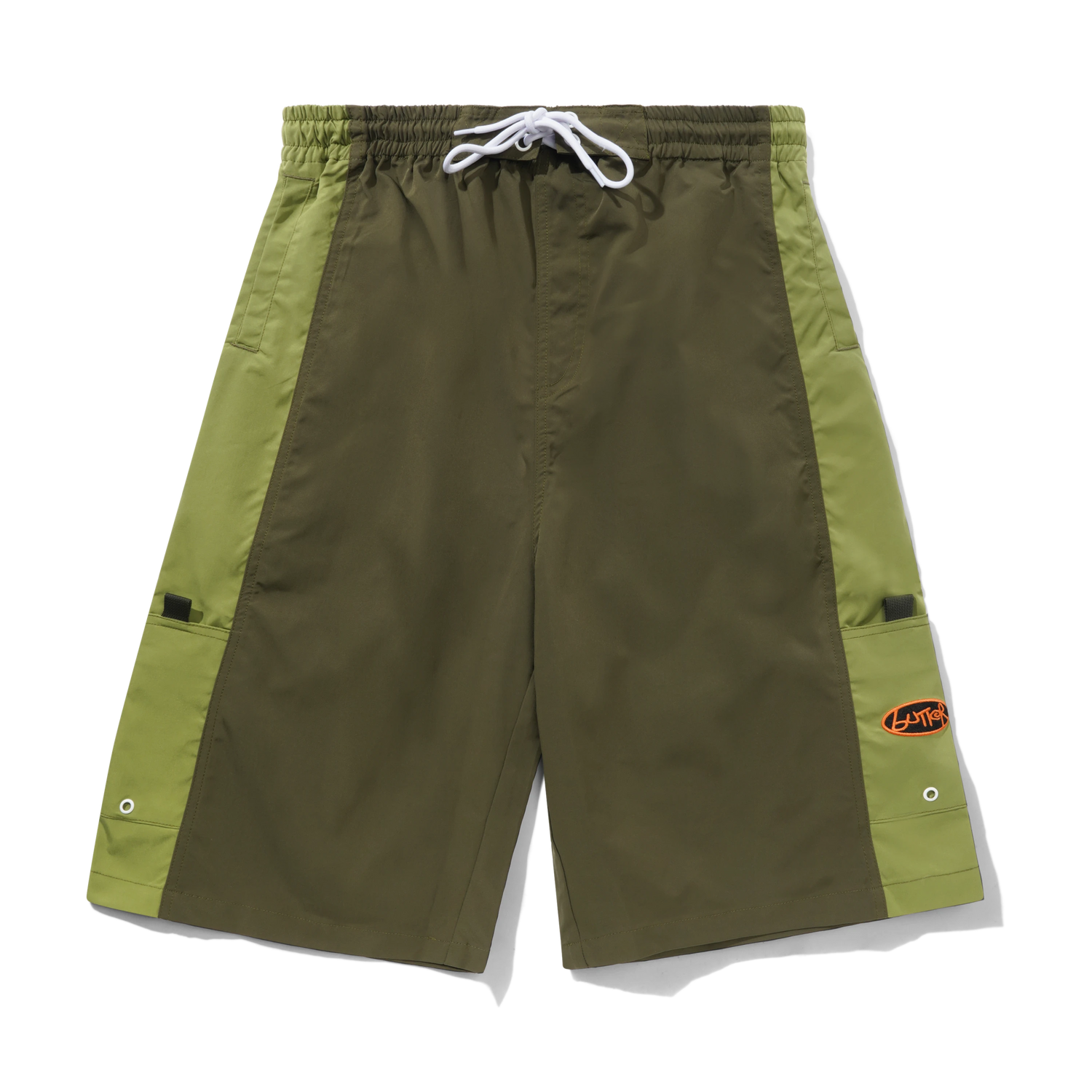Abseil Boardshorts, Army / Lime