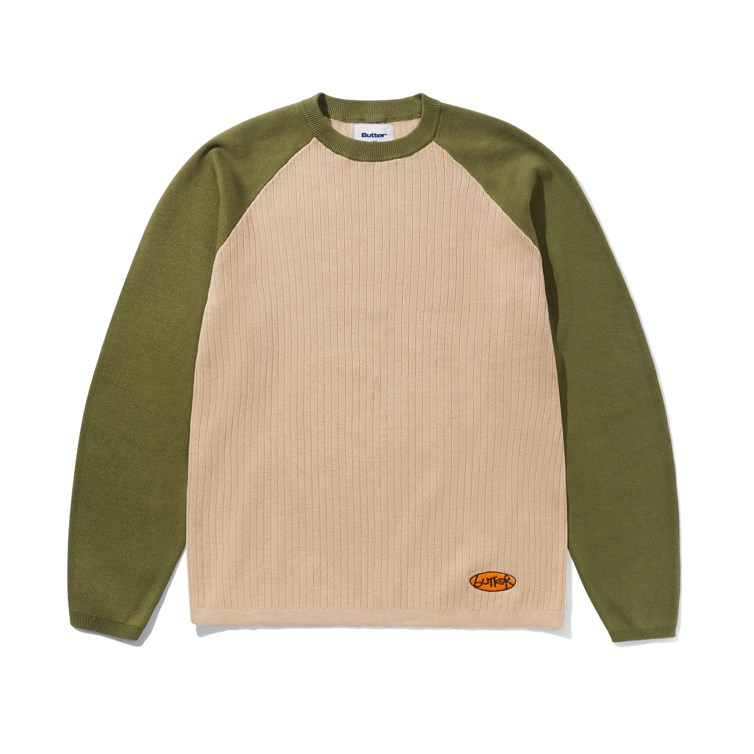 Abseil Knit Sweater, Tan / Army