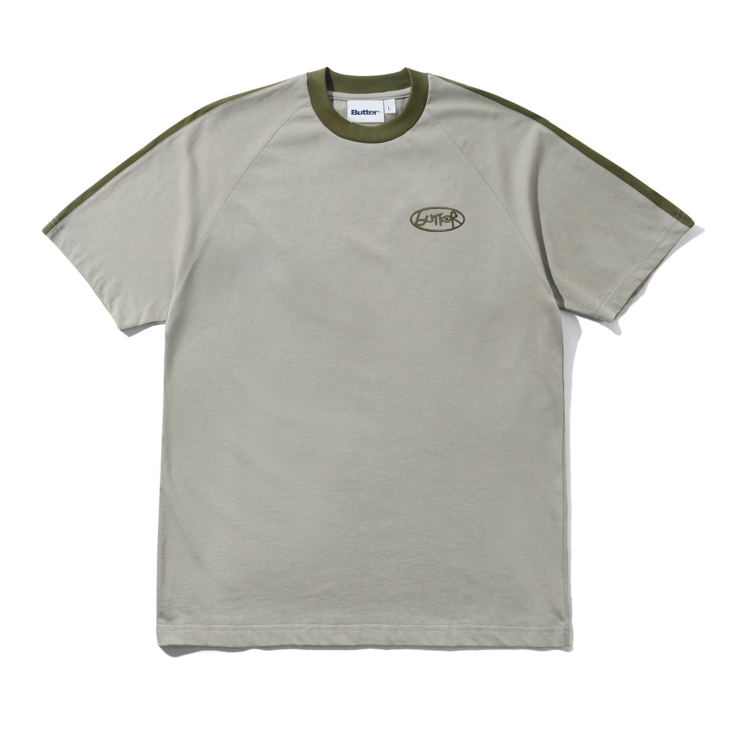 Abseil Panel Tee, Cement / Moss
