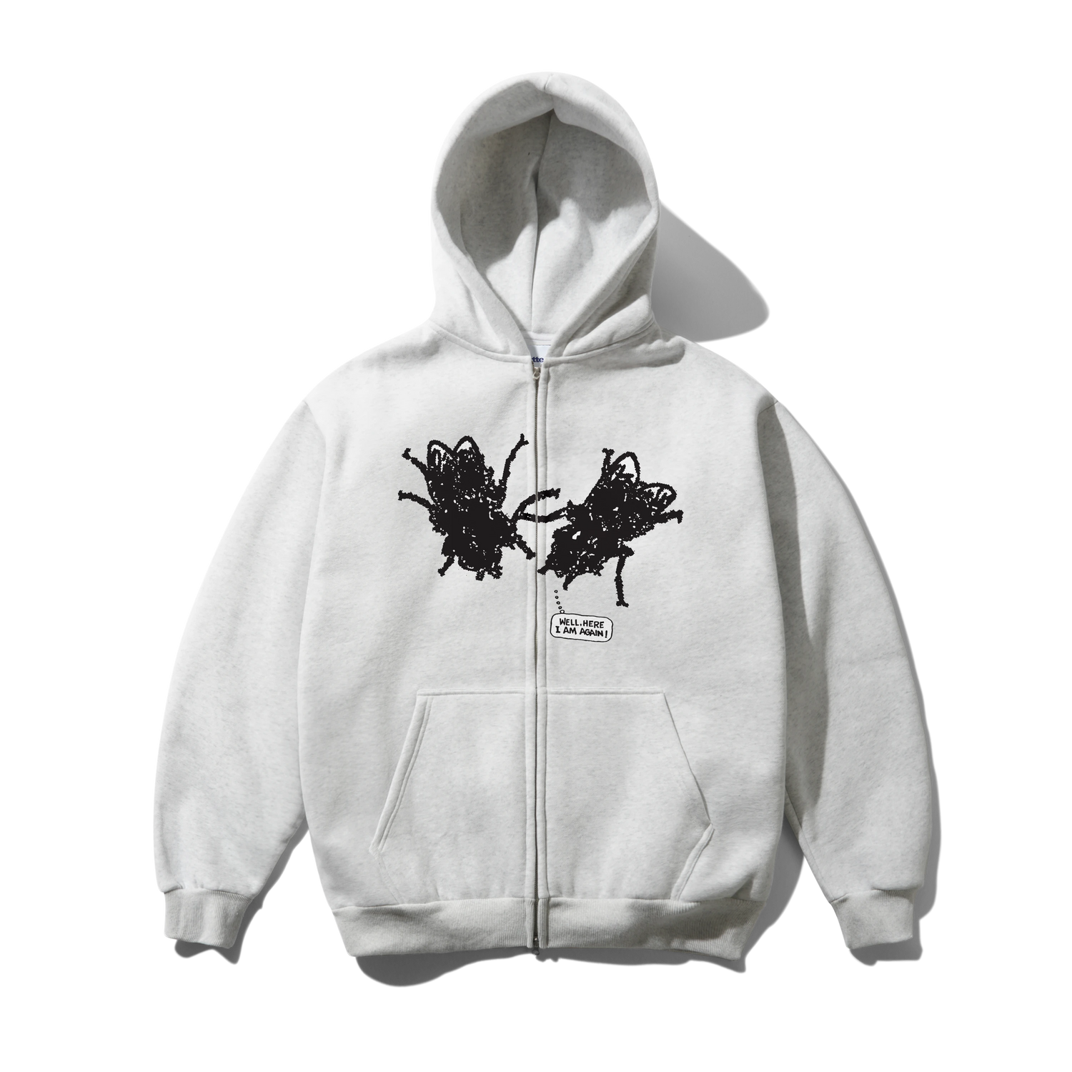 Again Zip-Thru Hood, Ash