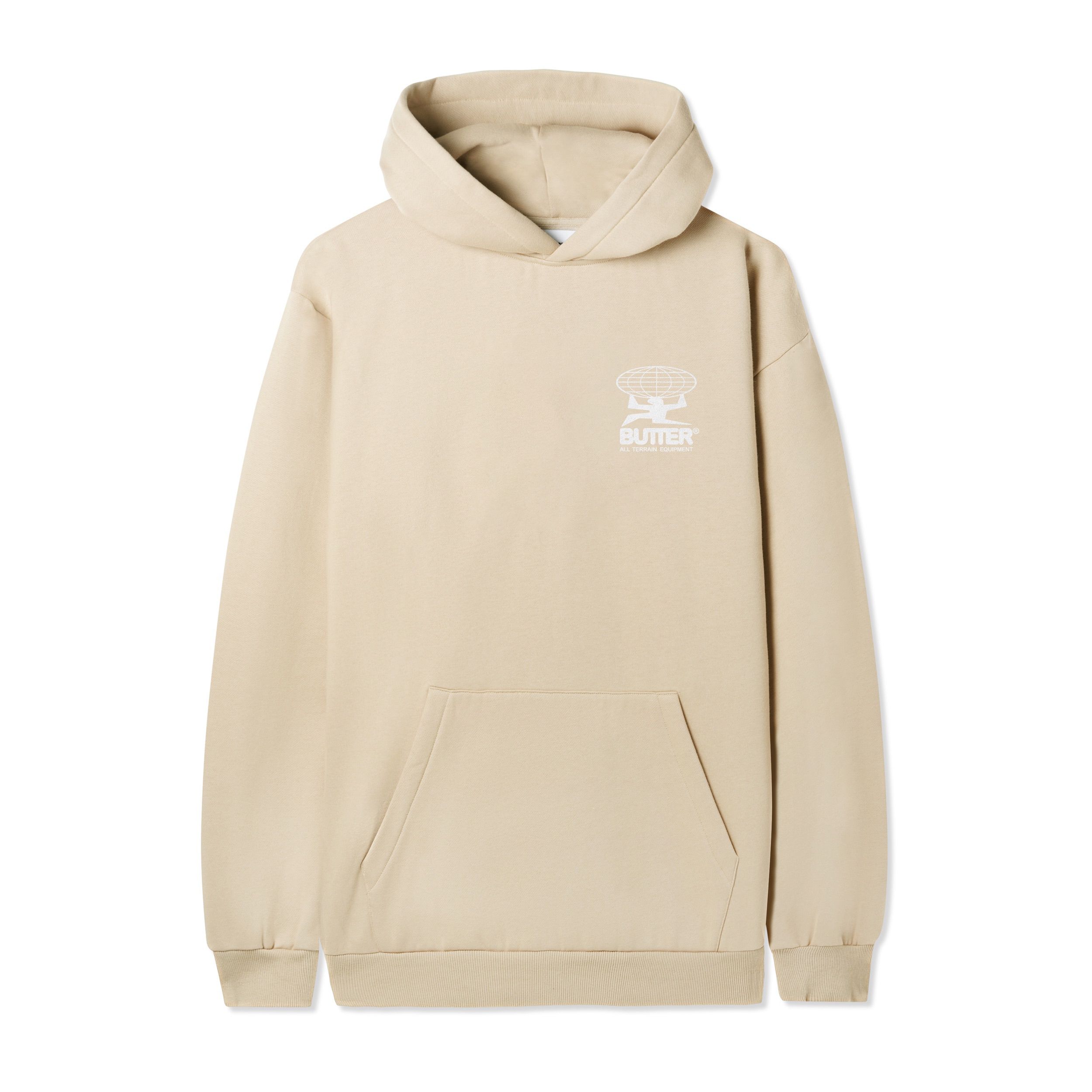 【BUTTER GOODS】 ALL TERRAIN PULLOVER HOOD : TAN ButterGoods All Terrain Pullover Hood - Tan – Icon Boardshop