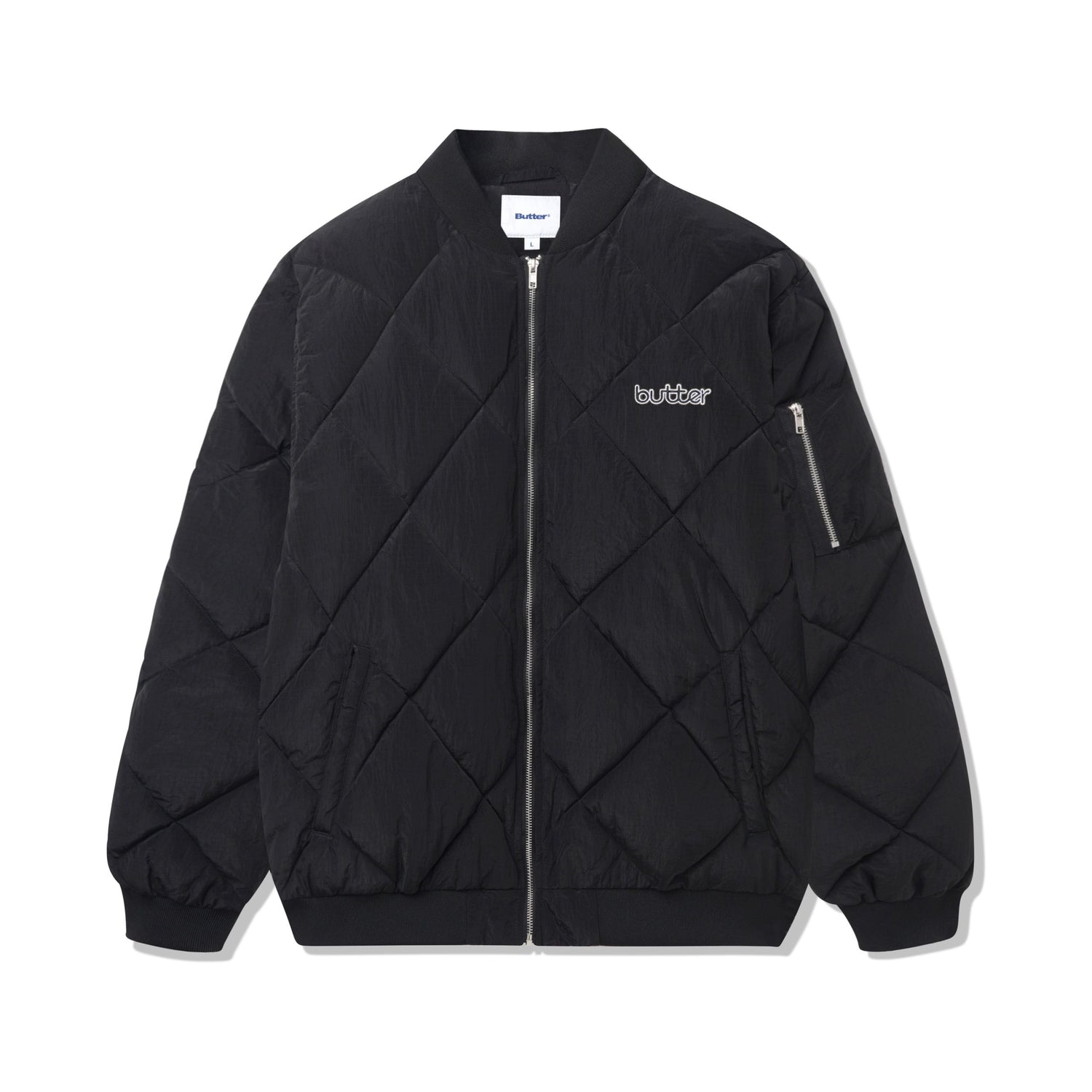 Alpine Bomber Jacket, Black