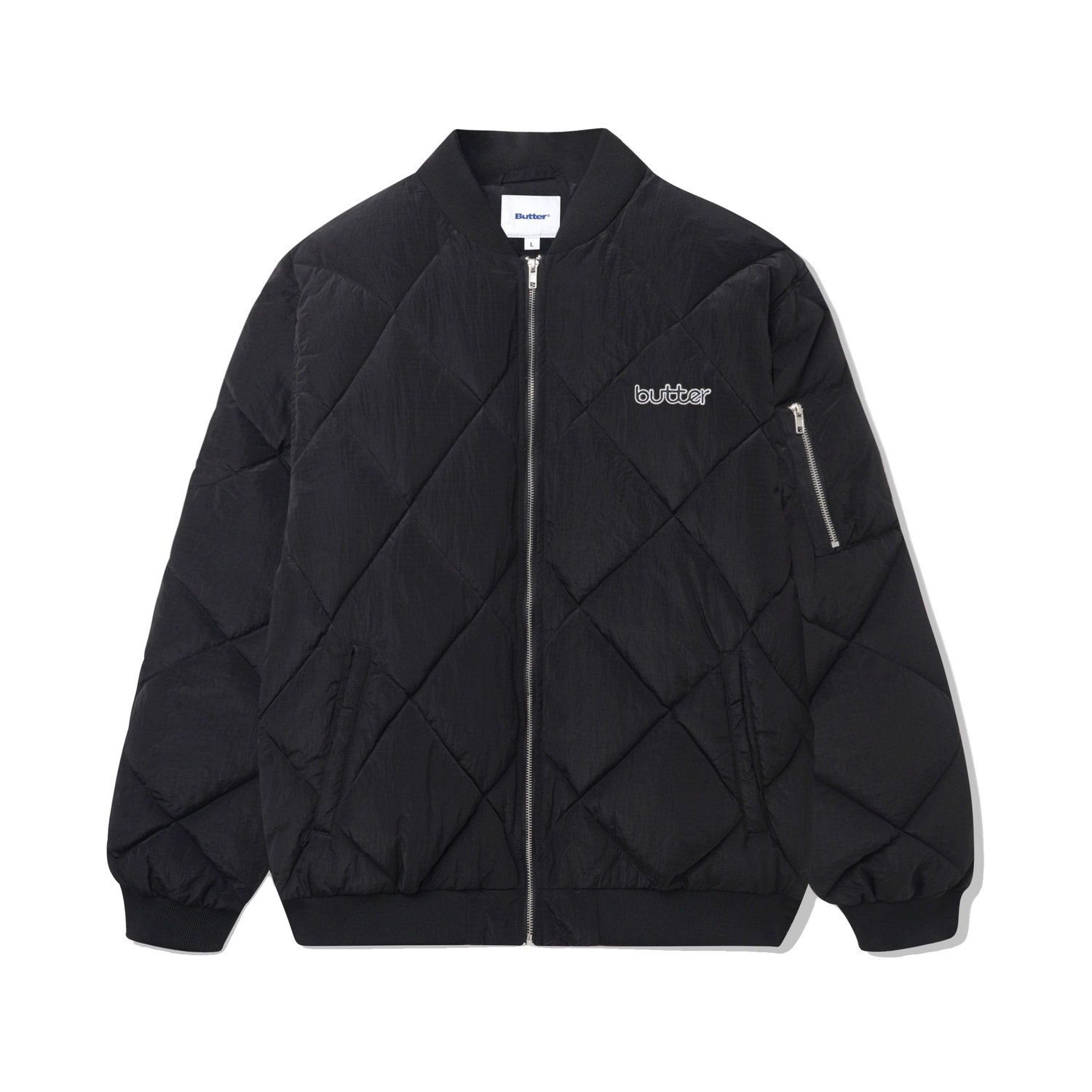 Alpine Bomber Jacket, Black