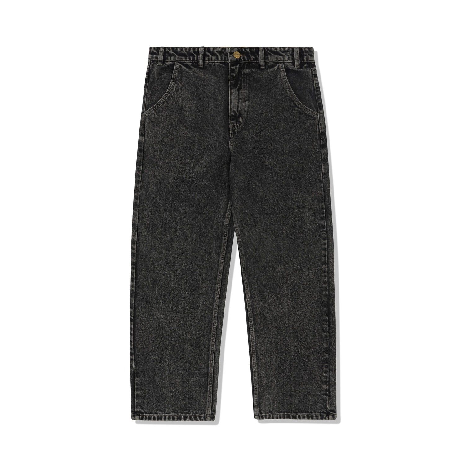 Alpine Denim Jeans, Distressed Black