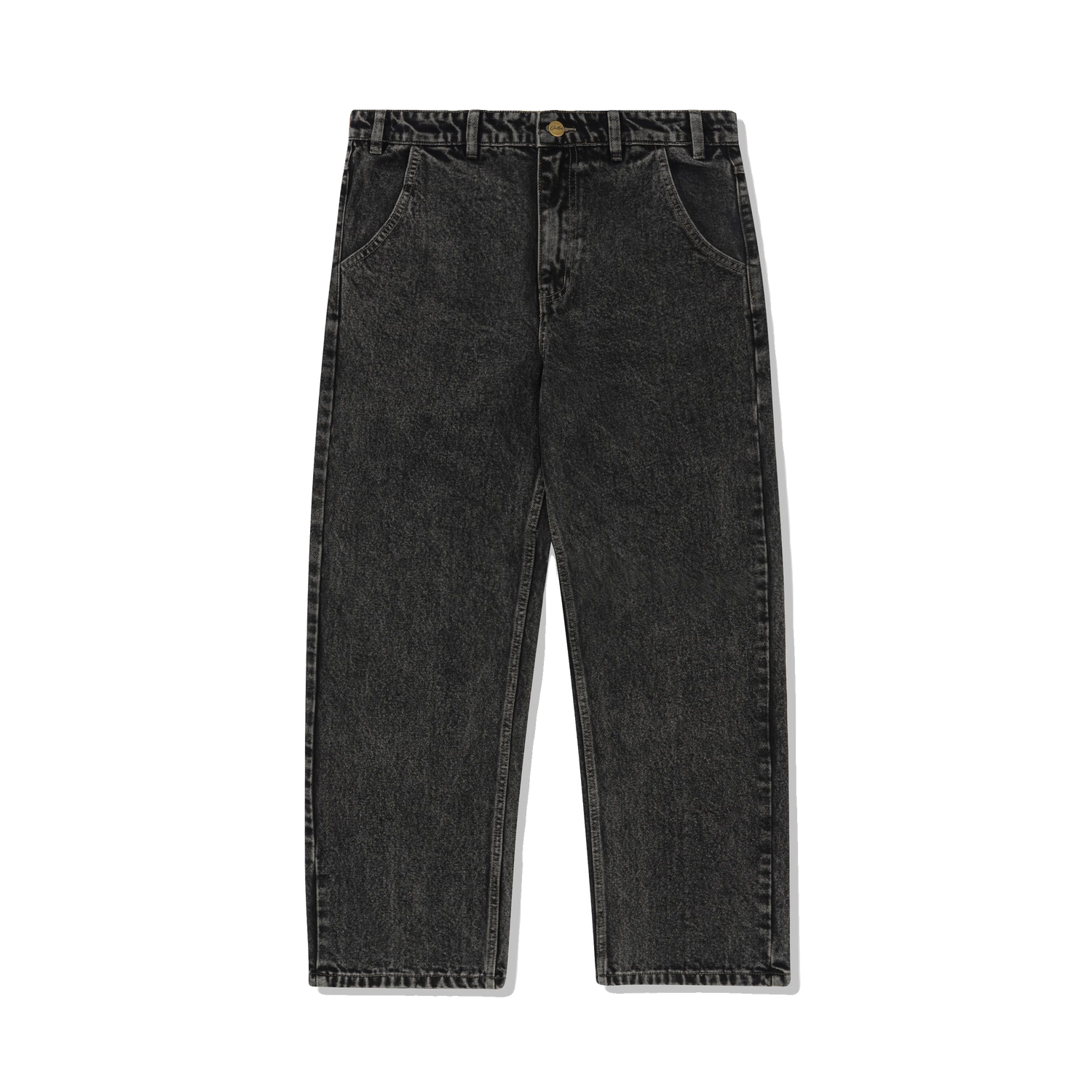 Alpine Denim Jeans, Distressed Black