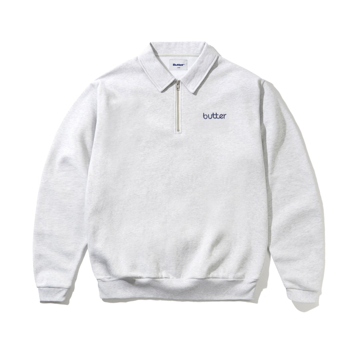 Alpine 1/4 Zip Sweater, Ash