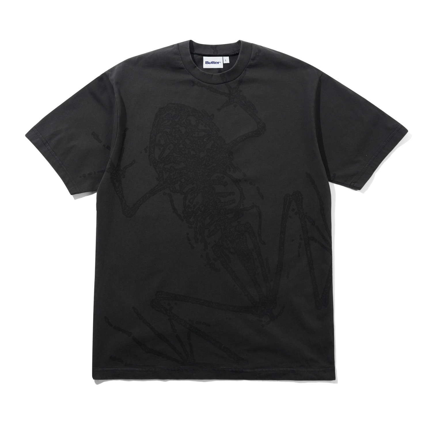Amphibian Tee, Washed Black