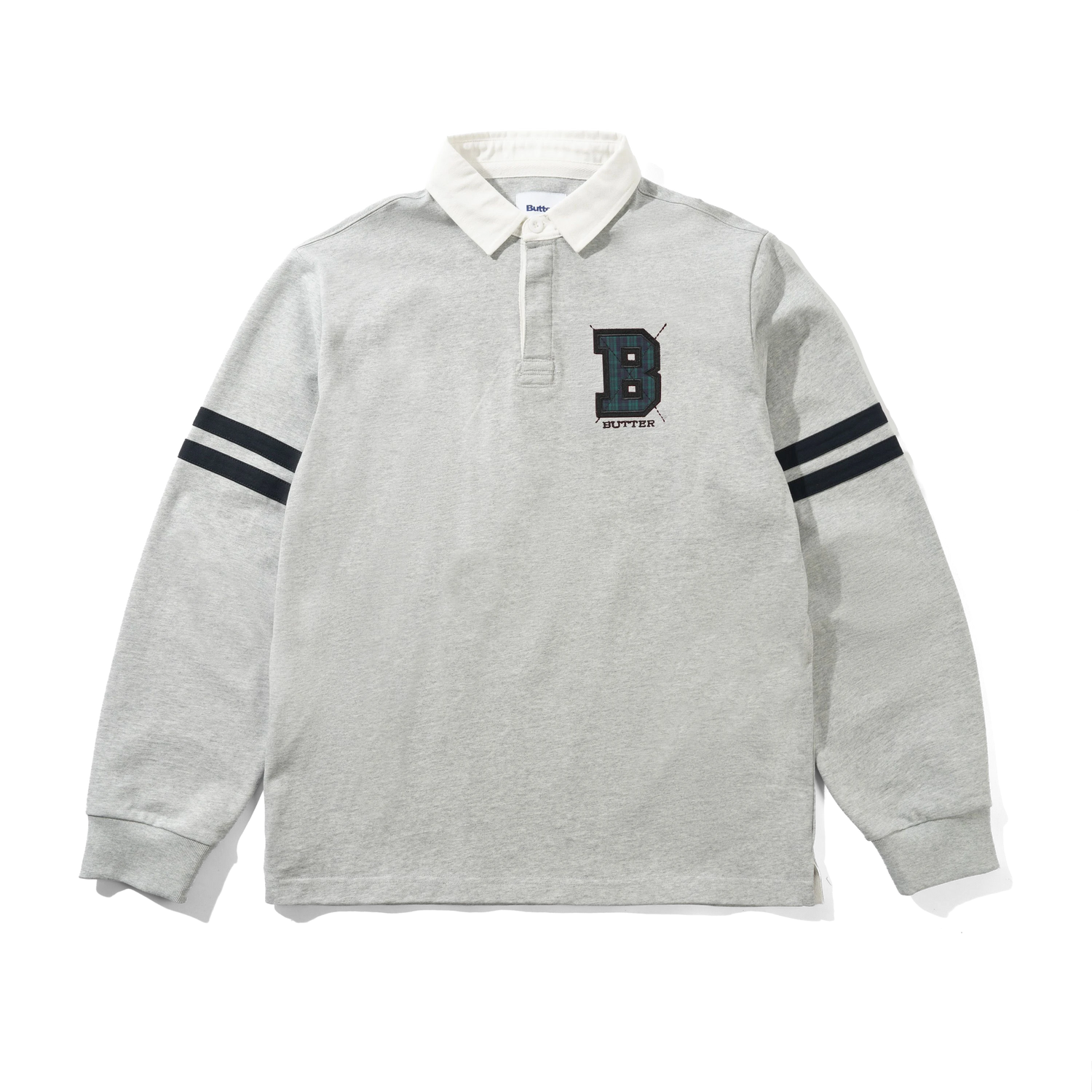 Applique Rugby Polo, Heather